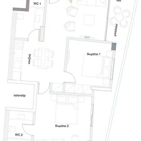 Pagani Urban - Premium Private Apartment Kalamata Exterior photo